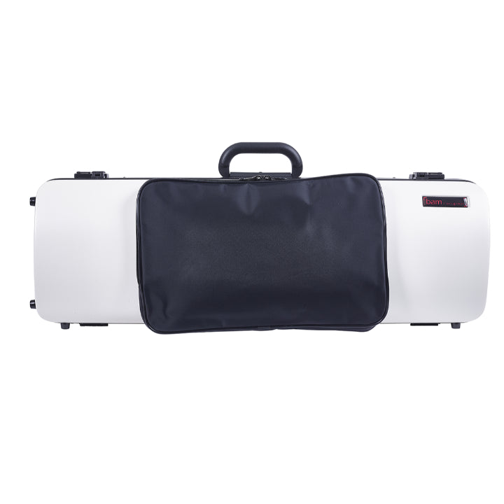 Bam Hightech Oblong Violin Case White with Pocket