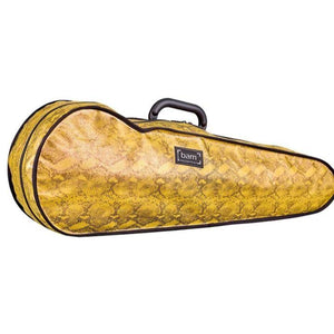 Bam Contoured Violin Case Yellow Snake Hoody - Side