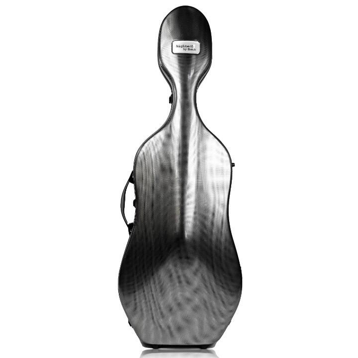 silver carbon cello case