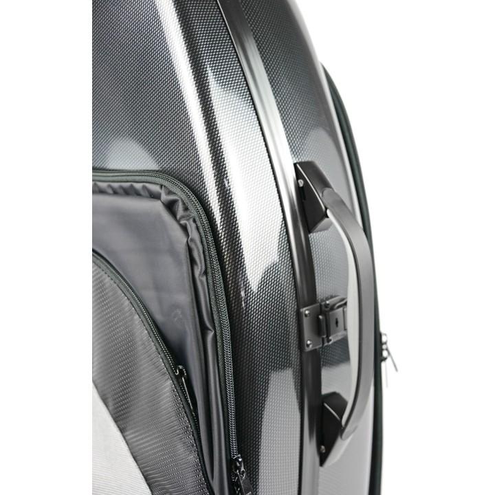 Black Carbon Tenor Sax Case with pocket