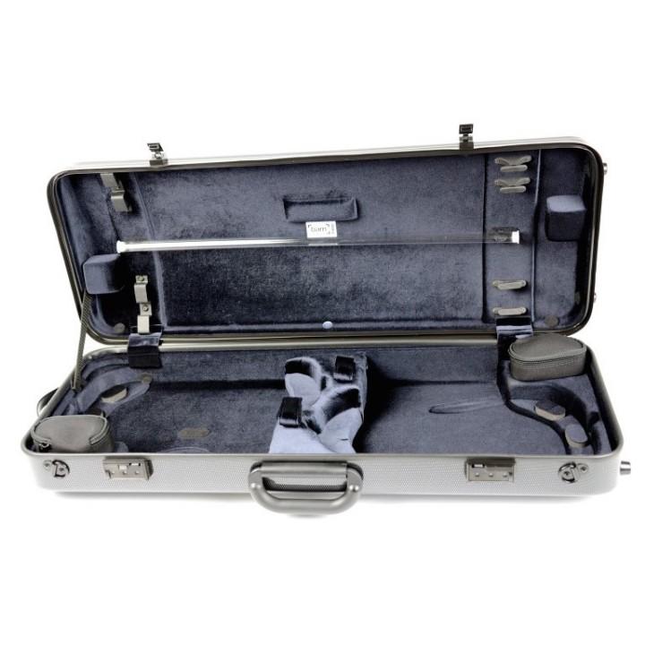 bam carbon double violin case