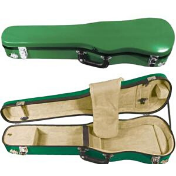 green fiberglass violin case