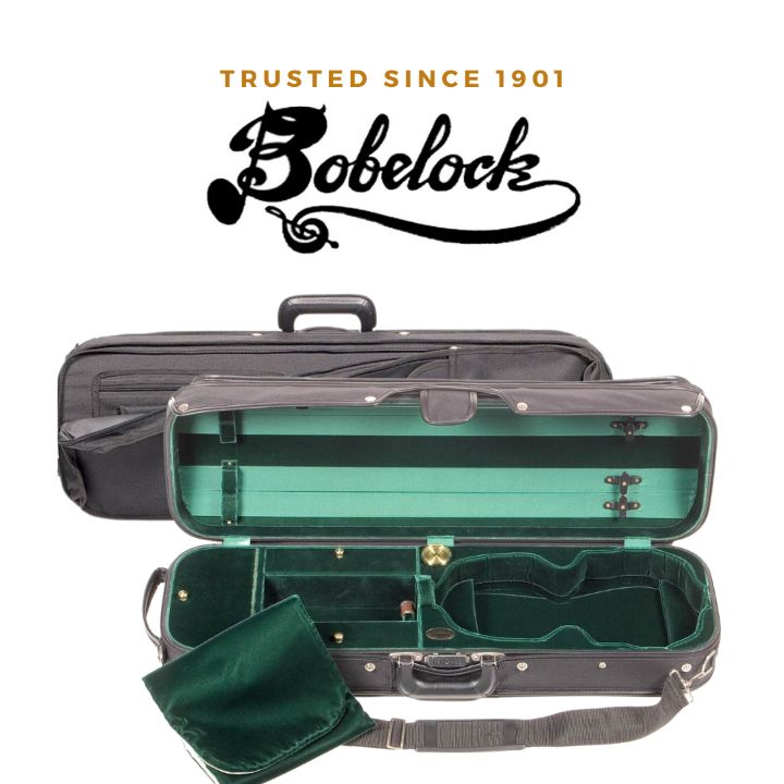 Bobelock 1017 Hill Style Violin Case Green - Great Violin Cases