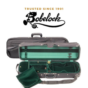 Bobelock 1017 Hill Style Violin Case Green
