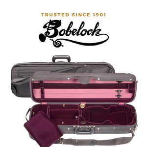 Bobelock 1017 Hill Style Violin Case Red