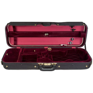 Luxury wooden violin case