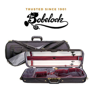 Bobelock 1051 Corregidor Oblong Violin Case Smokey Red