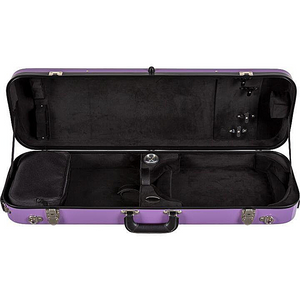 Bobelock 1061 Fiberglass Oblong Purple Violin Cases- Interior