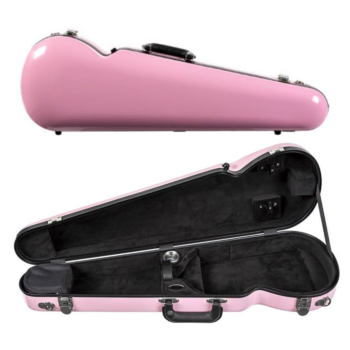 Pink Violin Case Fiberglass Bobelock
