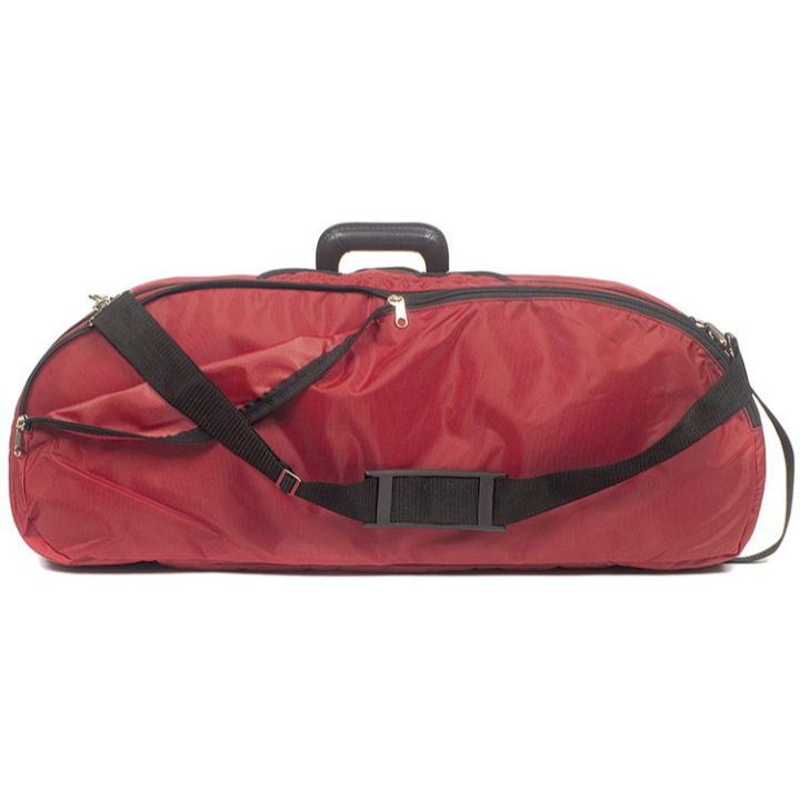 Bobelock 2048 Red Fiberglass Half Moon Viola Case - Travel Cover