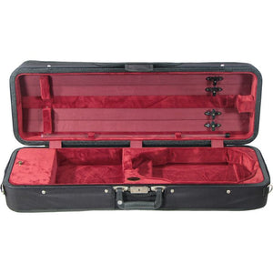 Bobelock Red Velour 1003 Featherlite Oblong Violin Case - Interior