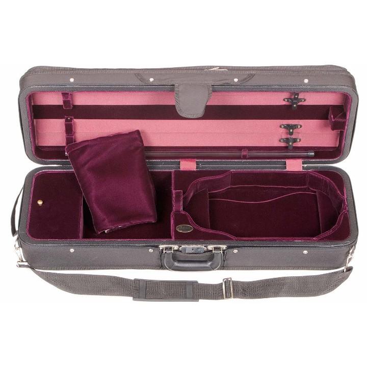 Bobelock Red 1003 Featherlite Oblong Violin Case - Interior