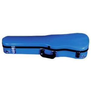 Bobelock Blue 1007 Fiberglass Shaped Violin Case - Front