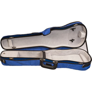 Bobelock Blue 1007 Fiberglass Shaped Violin Case - Interior