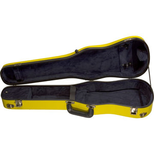 Bobelock Yellow 1007 Fiberglass Shaped Violin Case - Interior
