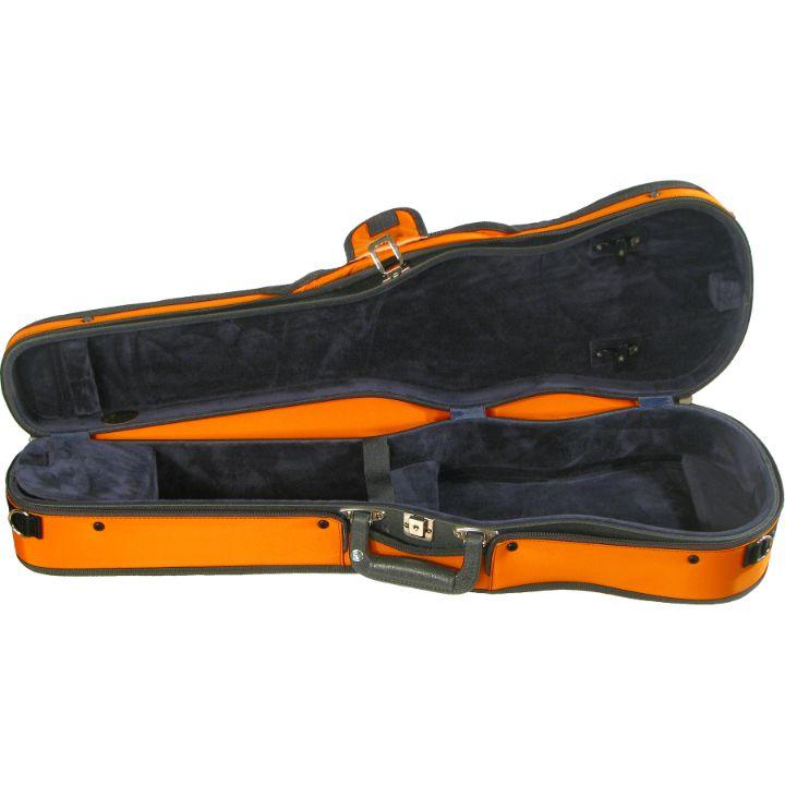 Bobelock Orange 1007 Puffy Shaped Violin Case - Interior