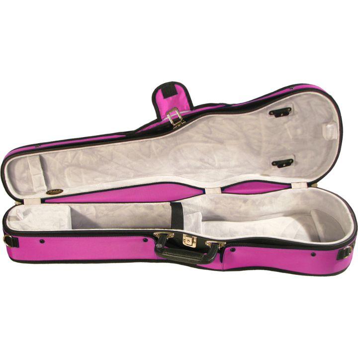 Bobelock Purple 1007 Puffy Shaped Violin Case- Interior