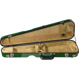 Bobelock Green 1027 Arrow Fiberglass Violin Case- Interior