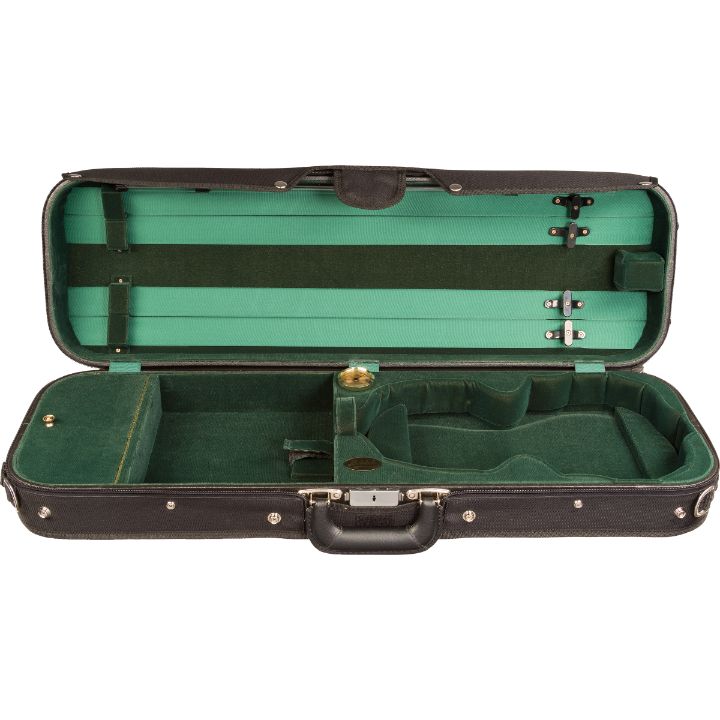Bobelock Green 16002 Deluxe Oblong Violin Case- Interior