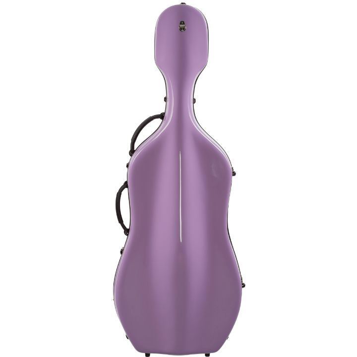 Howard Core Fiberglass Cello Case Lavender