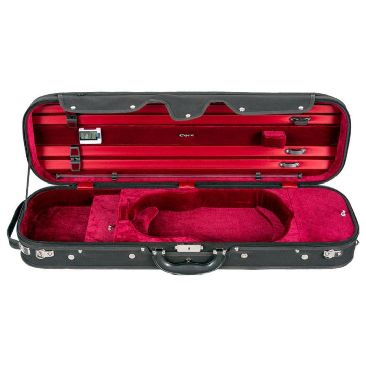 Howard Core Red CC500 Oblong Violin Case Interior