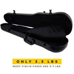 Gewa Air 1.7 Shaped Black Matte Violin Case- interior