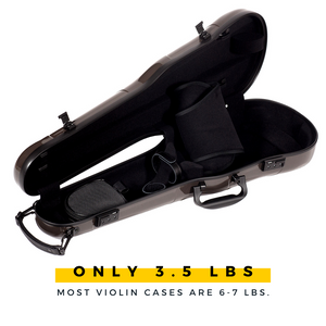 Gewa Air 1.7 Brown Shaped Violin Case - Interior
