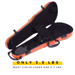 Gewa Air 1.7 Shaped Orange Violin Case- Interior