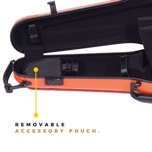 Gewa Air 1.7 Shaped Orange Violin Case - Pouch