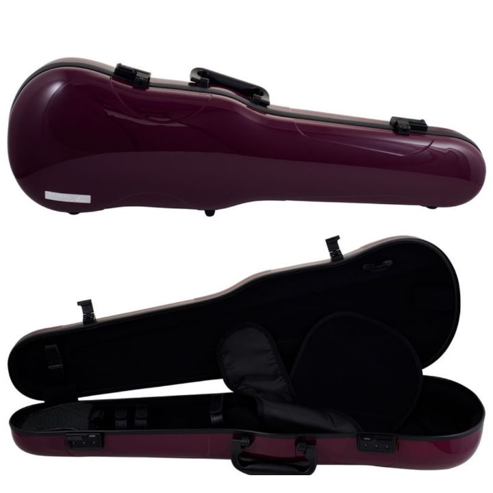 Gewa Air 1.7 Purple High Gloss Shaped Violin Case - Front