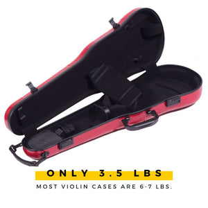 Gewa Air 1.7 Shaped Red Violin Case- Interior