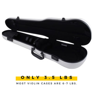Gewa 1.7 White Shaped Violin Case - interior