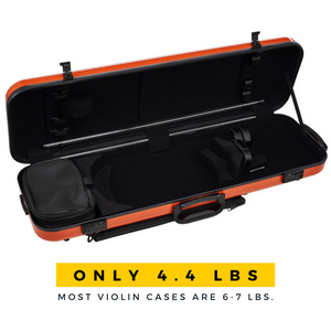 Gewa Air 2.1 Orange Oblong Violin Case- light