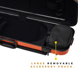 Gewa Air 2.1 Orange Oblong Violin Case-