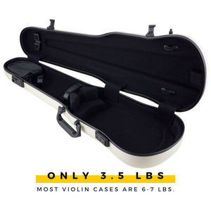Gewa Air 1.7 Beige Shaped Violin Case- interior