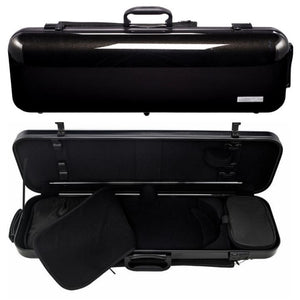 Gewa Air 2.1 Oblong Metallic Black Violin Case - Front