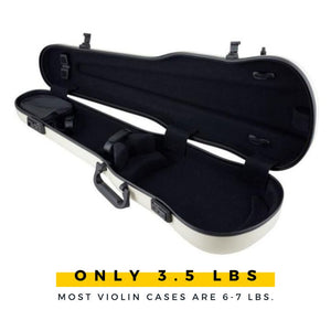Gewa Air 1.7 Shaped Matte White Violin Case - interior