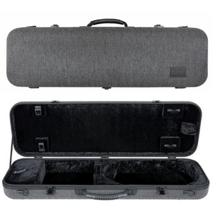 Gewa Bio-S Oblong Gray Violin Case - Front