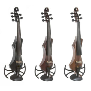 Gewa Novita 5-String Electric Violin with Adaptor Rest Black