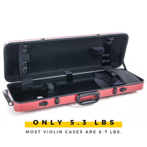 Gewa Pure 2.4 Oblong Violin Case Red