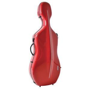 red cello case light