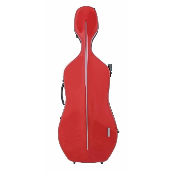 red cello case light