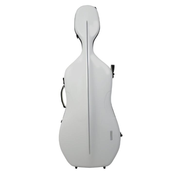 white cello case light