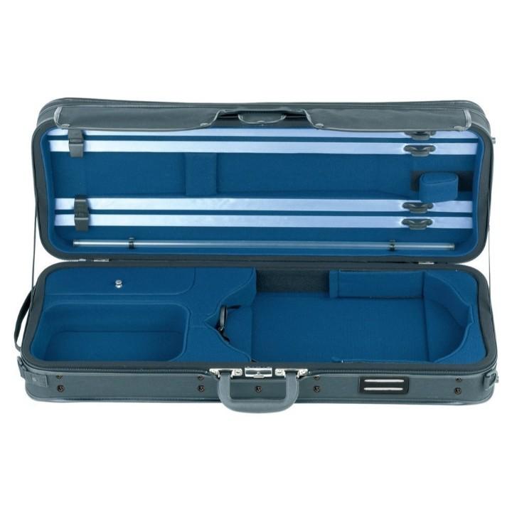 blue viola oblong adjustable case