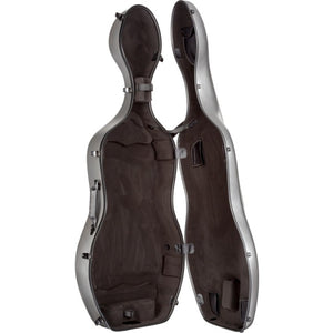 Howard Core CC4500 Silver Cello Case With Wheels Interior