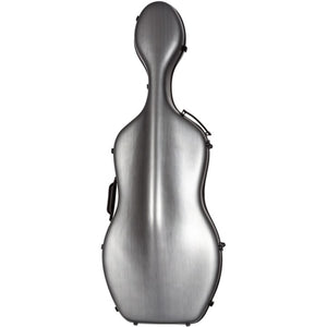 Howard Core CC4500 Silver Cello Case With Wheels Front