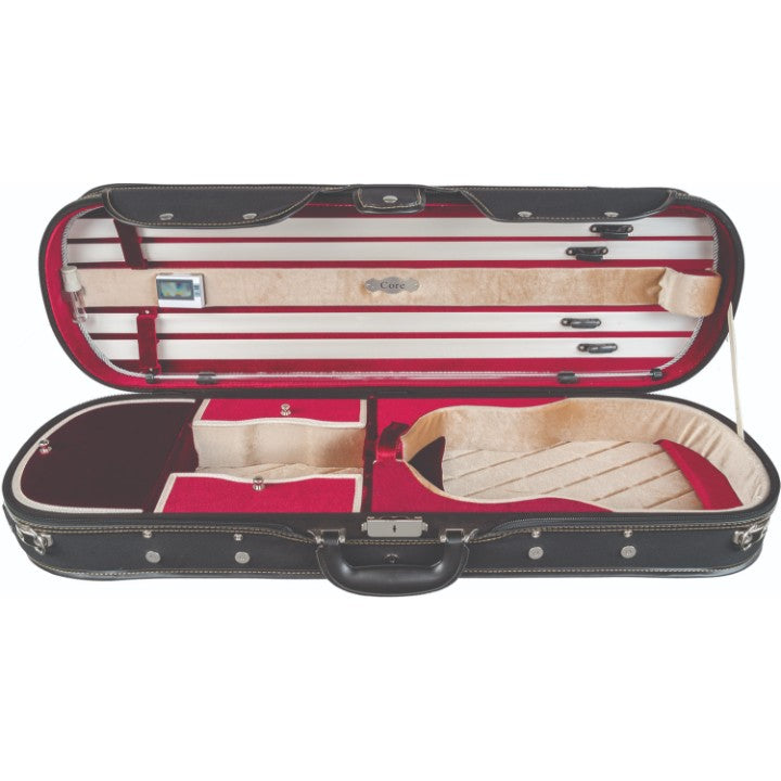 Howard Core CC575 Suspension Violin Case ﻿Red Interior