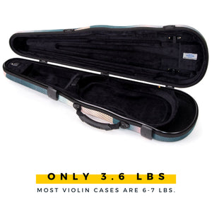 Jakob Winter Greenline Decor Shaped Violin Case  pop_