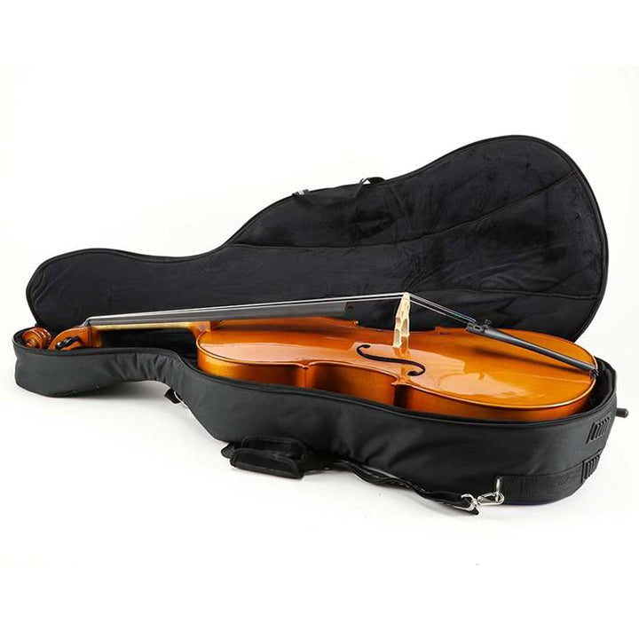 Black/ Grey Jakob Winter Soft Cello Case- Interior