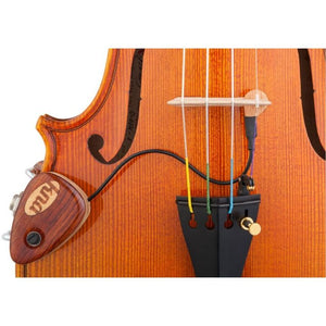 Portable piezo pickup for violin and viola